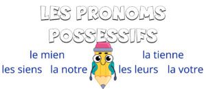 Los pronombres posesivos en frances