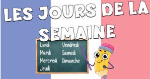 Los días de la semana en francés