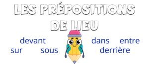 Las preposiciones de lugar en francés
