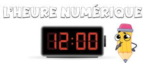 La hora digital en francés