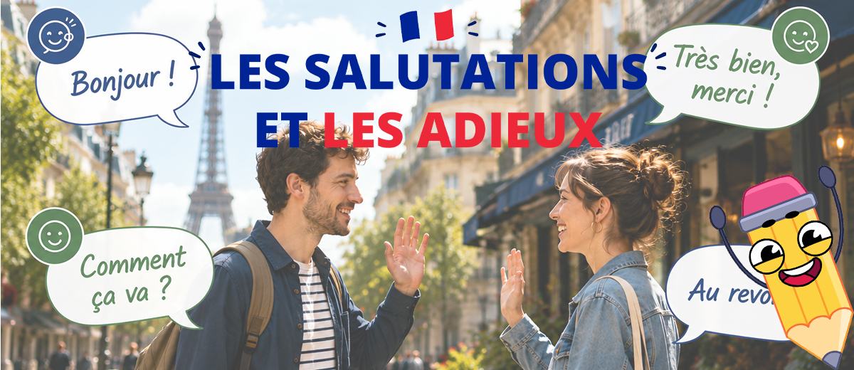 Saludos y despedidas en francés con Monde Français